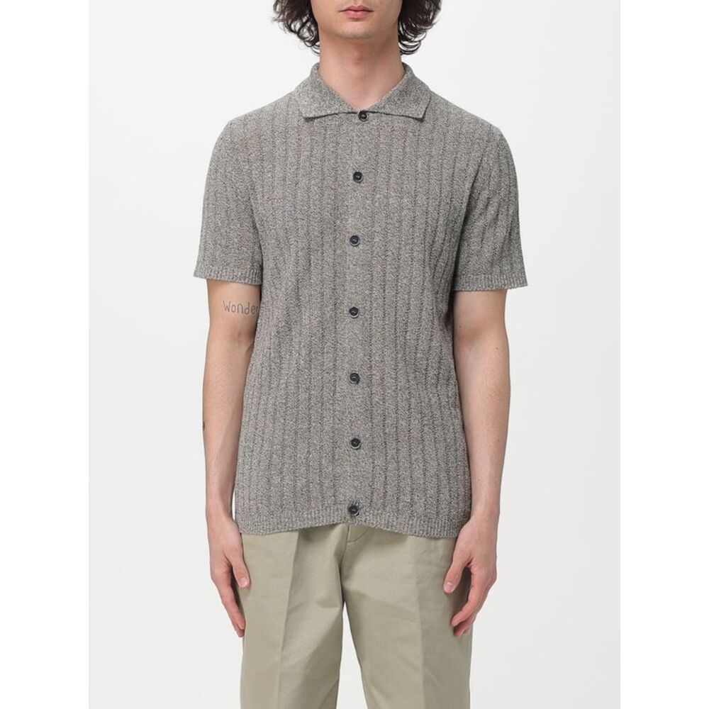 Barena Men Elo Libea Linen And Cotton Polo Barena